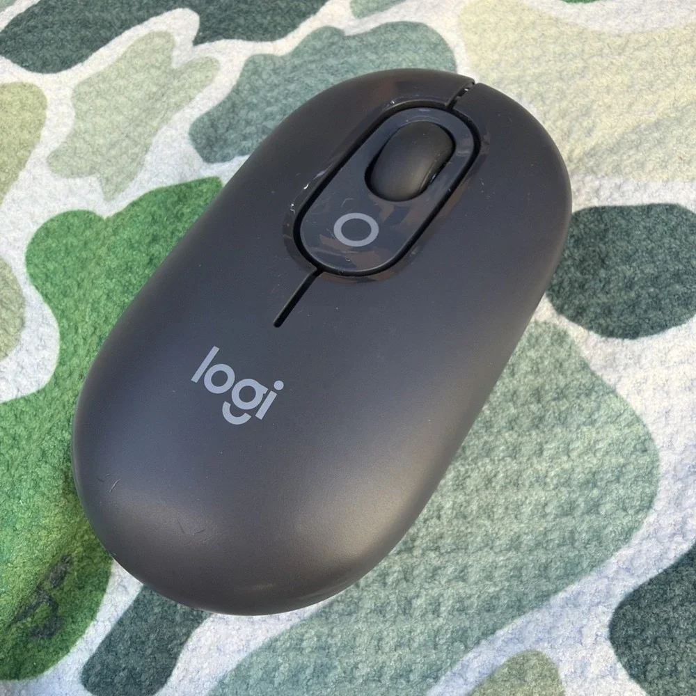 Logitech POP Mouse,Bluetooth Mouse‎ with Customizable Emojis, Graphite